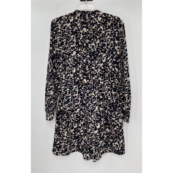 LOFT Women Long Sleeve‎ Shorts Romper Pockets Women's Size 6 Flaw - Picture 3 of 12